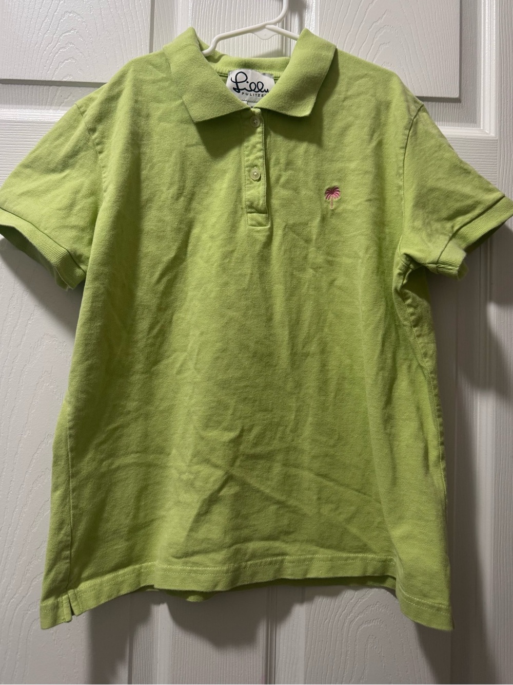 Lilly Pulitzer Lime Green Polo Shirt